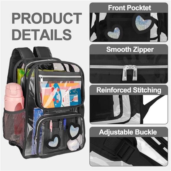 Clear Backpack Heavy Duty Backpack main image 7